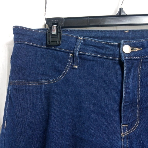 H&M Skinny Ankle Regular Waist Dark Blue Jeans - Picture 2 of 7